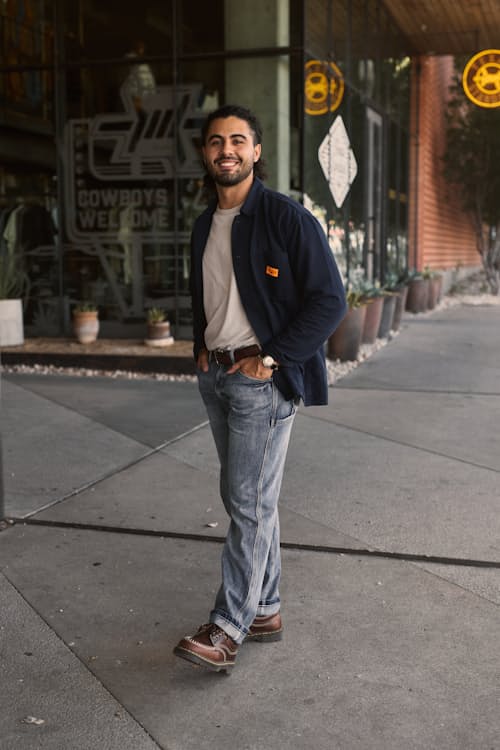 Adrian is 5'10", 185lbs, and wearing size 32x32