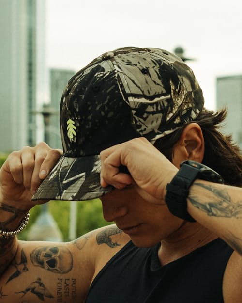 lifestyle image of Outpost Cotton Twill Cap