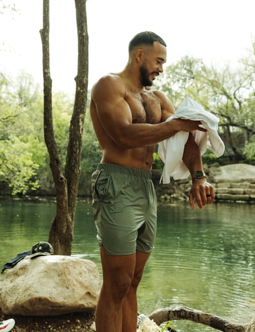 lifestyle image of Sevens Sport Short Lined - 7"