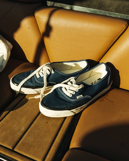 lifestyle image of Premium Authentic Deck Sneaker