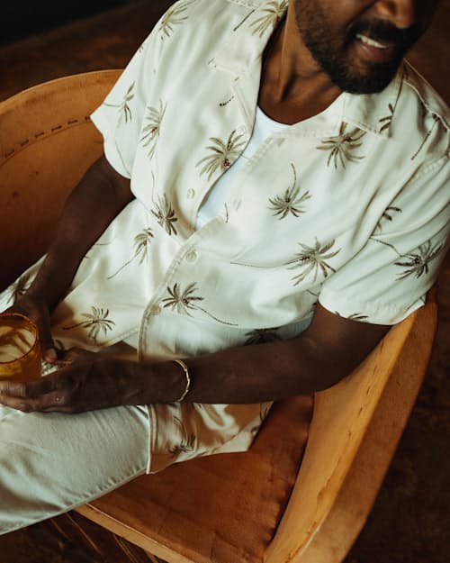 lifestyle image of Tencel Resort Shirt