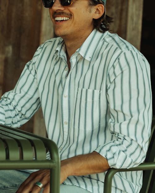 lifestyle image of Poplin Draftsman Shirt