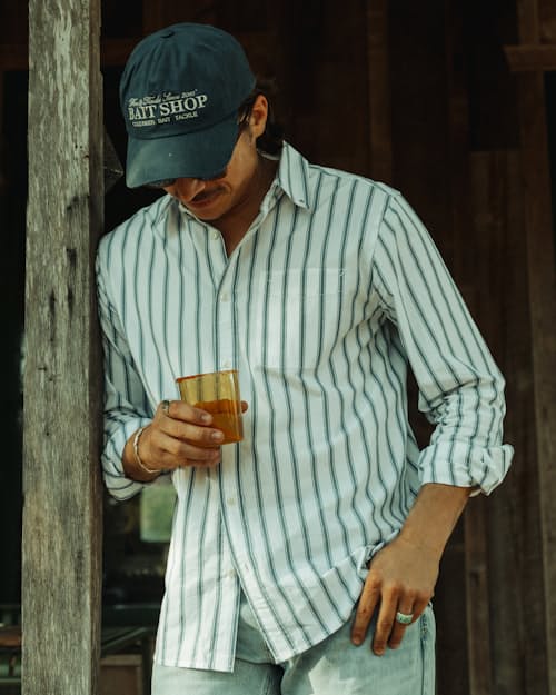 lifestyle image of Poplin Draftsman Shirt