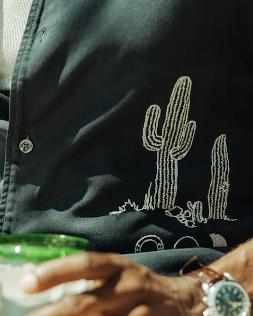 lifestyle image of Tencel Resort Shirt