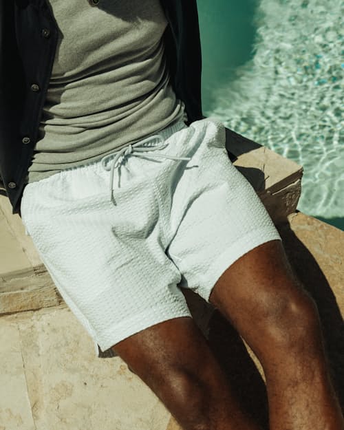 lifestyle image of Tencel Resort Shirt