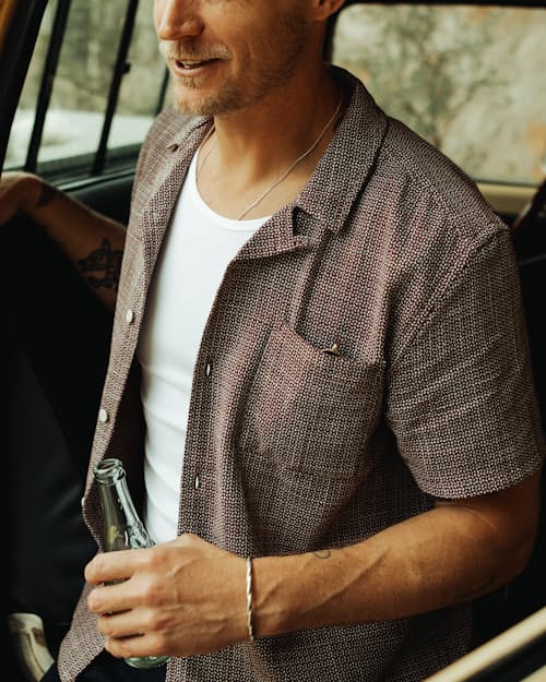 lifestyle image of Dobby Camp Shirt