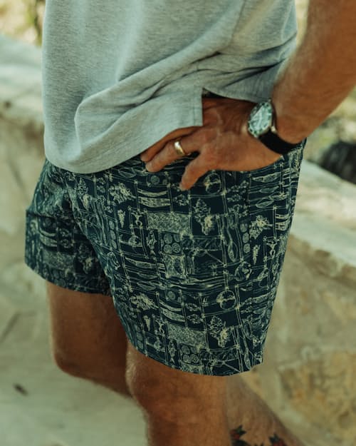 lifestyle image of Basin Trunks - 6"