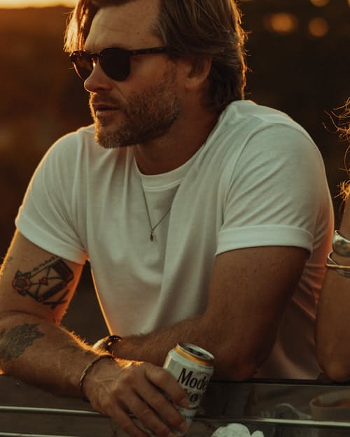 lifestyle image of Vintage Soft Wash T-Shirt