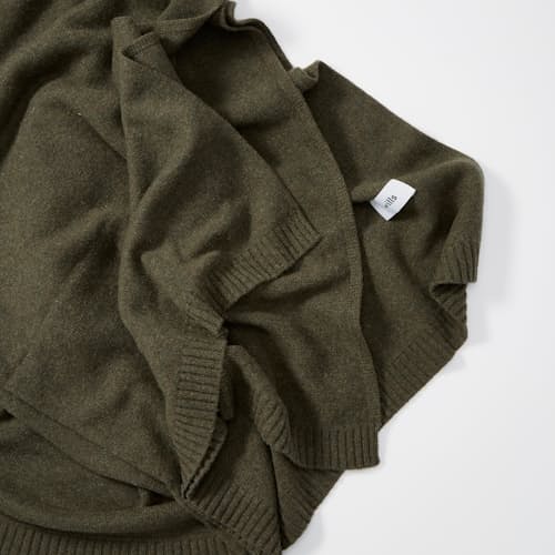 laydown image of Cashmere Blanket