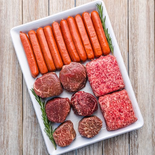 laydown image of Snake River Farms Starter Pack