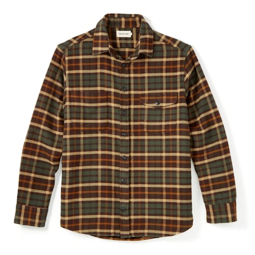 laydown image of The Crater Flannel Shirt - Exclusive