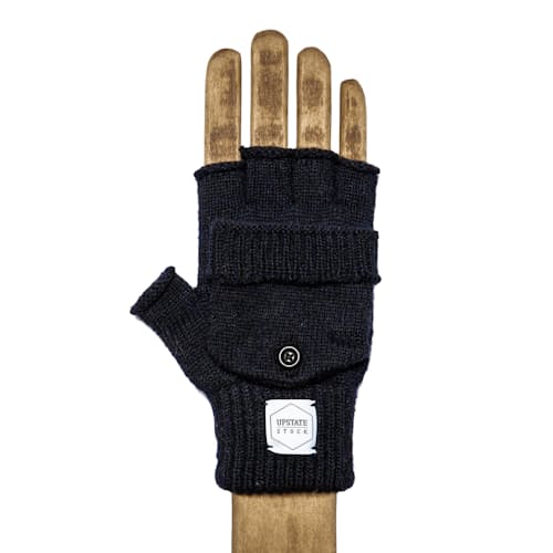 laydown image of Melange Ragg Wool Glommit