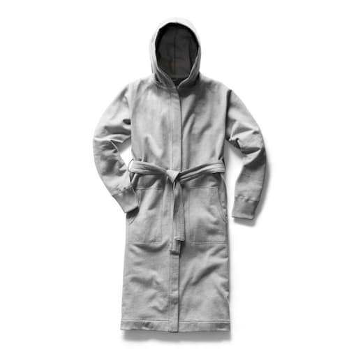laydown image of Midweight Terry Hooded Robe
