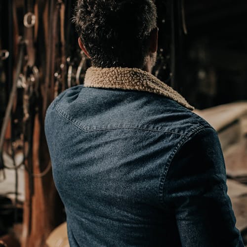 laydown image of The Western Shirt Jacket - Exclusive