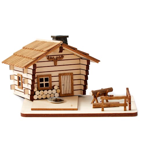 laydown image of DIY Hidden Hut and Incense Set
