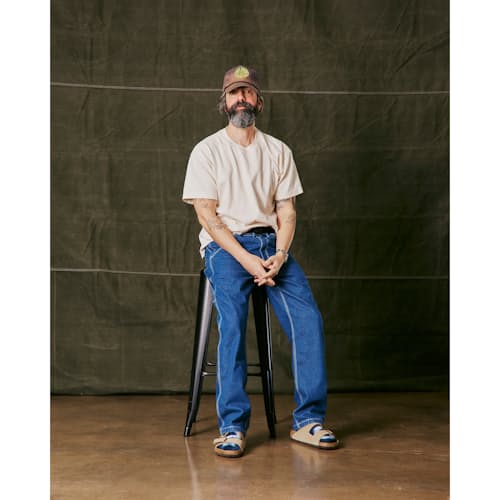 on model image of Vintage Wash T-Shirt