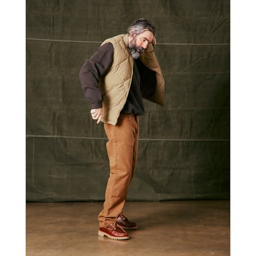 on model image of Vintage Wash Crewneck Sweatshirt