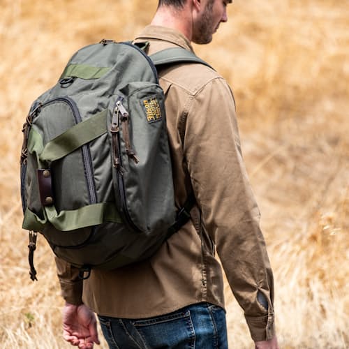 laydown image of Duffel Backpack Hybrid 46L - Exclusive