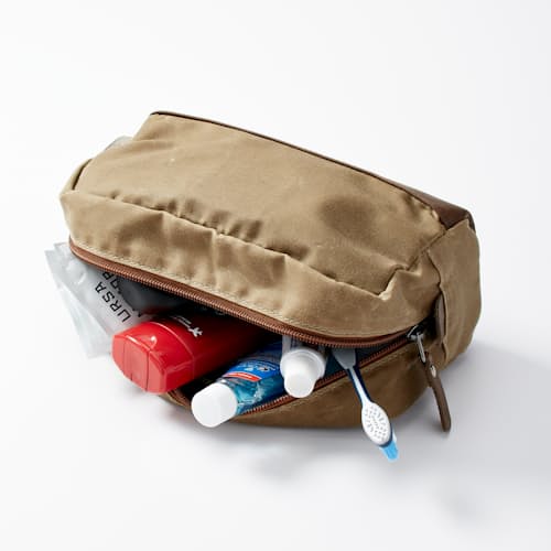 laydown image of Flint and Tinder No. 258 Toiletry Bag