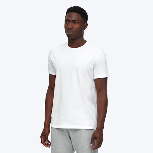 on model image of Pima Jersey T- Shirt