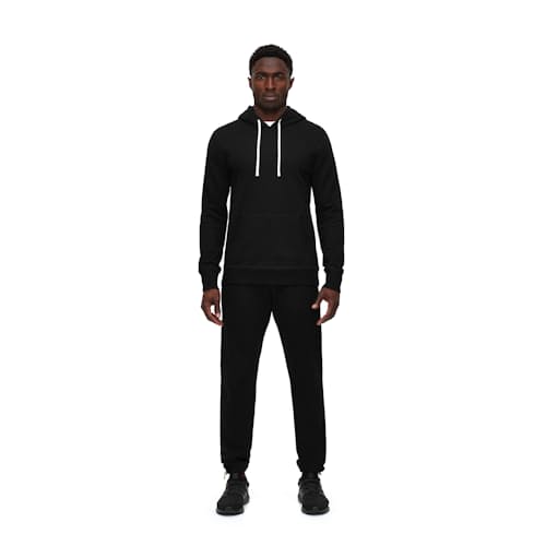 laydown image of Midweight Terry Pullover Hoodie