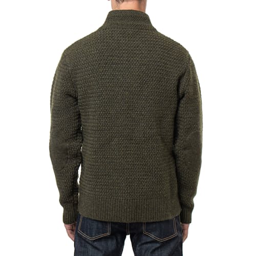 laydown image of Funnel Neck Military Sweater