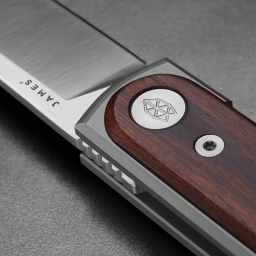 laydown image of The Duval Pocket Knife - Straight