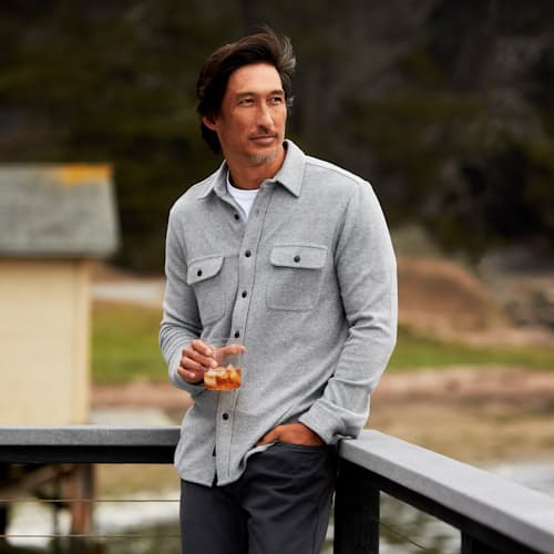 laydown image of Legend Sweater Shirt