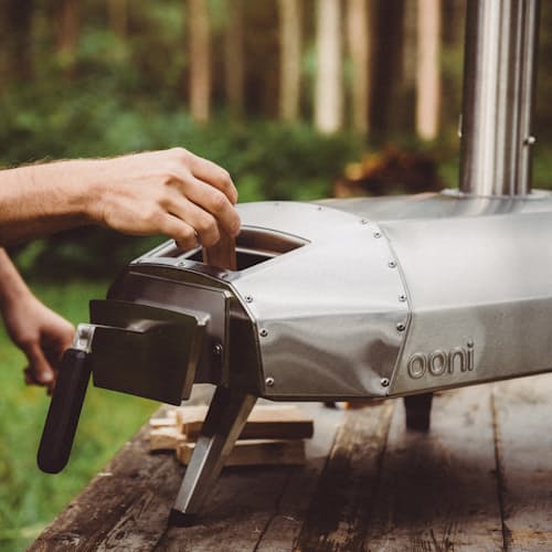laydown image of Ooni Karu 12 Wood and Charcoal-Fired Portable Pizza Oven