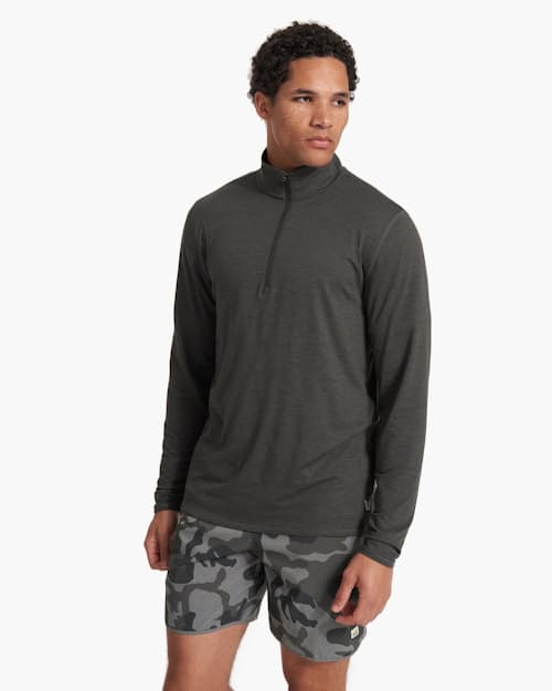 on model image of Ease Performance Half Zip