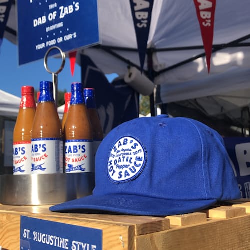 laydown image of Zab's Hot Sauce Pack