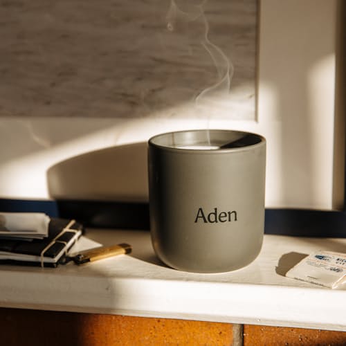 laydown image of The Study Candle