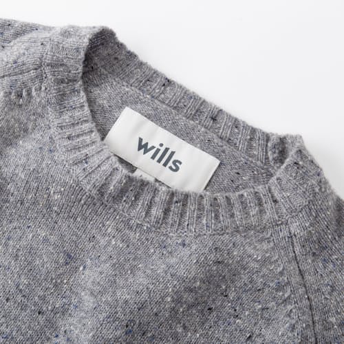 lifestyle image of Speckled Merino Crewneck