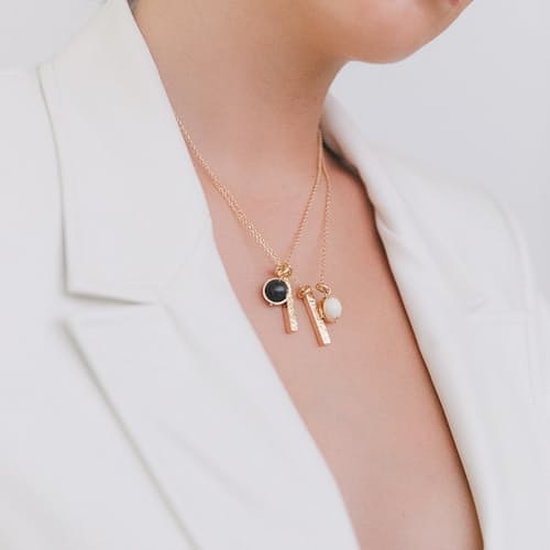 laydown image of Safiri Charm Necklace