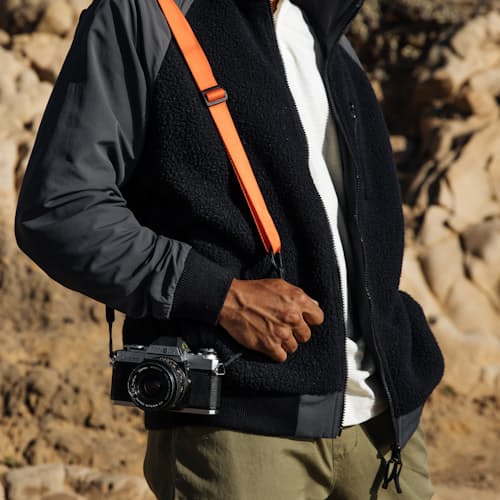 laydown image of Reversible Fleece Jacket
