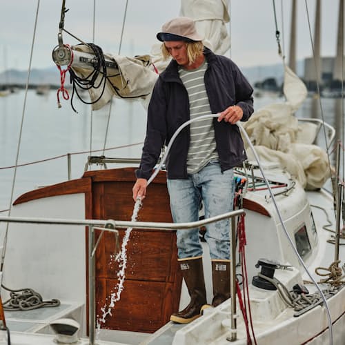 laydown image of The Windward Full Zip