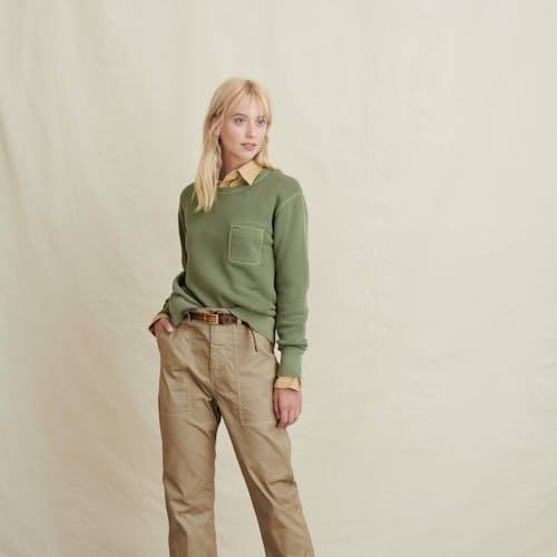 laydown image of Women's Crewneck Sweatshirt