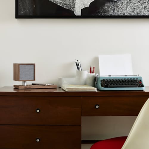 laydown image of Revive Speaker and Charger