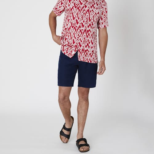 laydown image of Noah Linen Short
