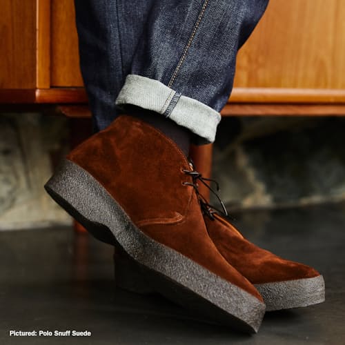 laydown image of Hi-top Chukka