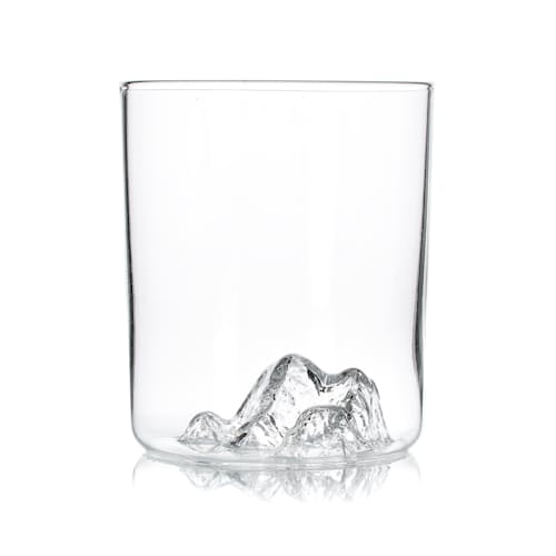 laydown image of Mt. Everest - Set of 2 Whiskey Glasses