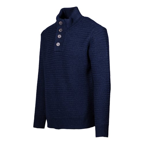 laydown image of Men's Funnel Neck Military Sweater