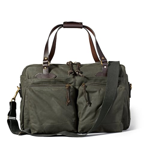 laydown image of 48-Hour Tin Cloth Duffel Bag - 34.5L