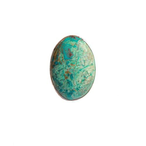 laydown image of Azurite Adjustable Ring