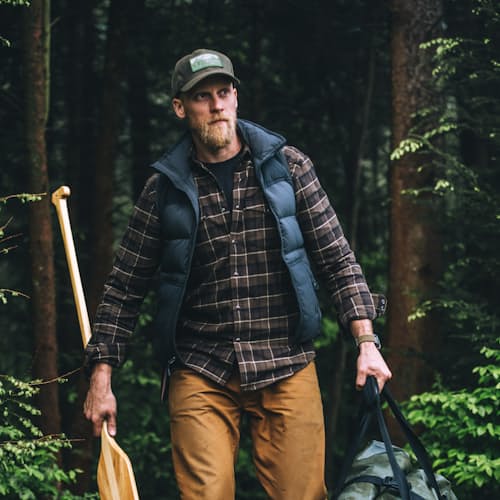 laydown image of Western Flannel Shirt