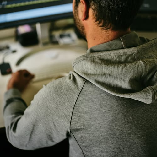 laydown image of Tech Sweatshirt
