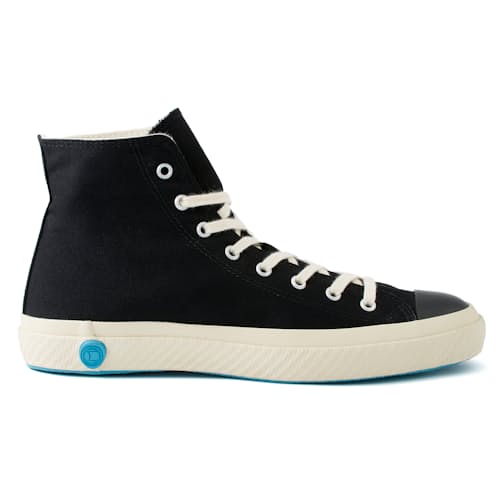 laydown image of SLP01 JP High Top Canvas Sneaker