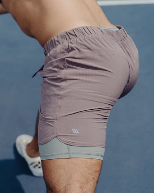 lifestyle image of Tech Mesh Adventure Short - 6"