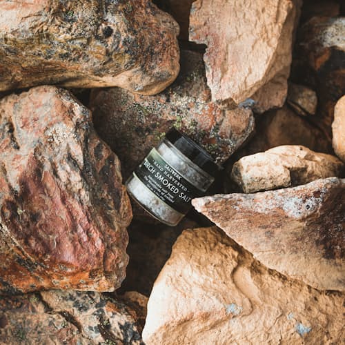 laydown image of Birch Smoked Salt