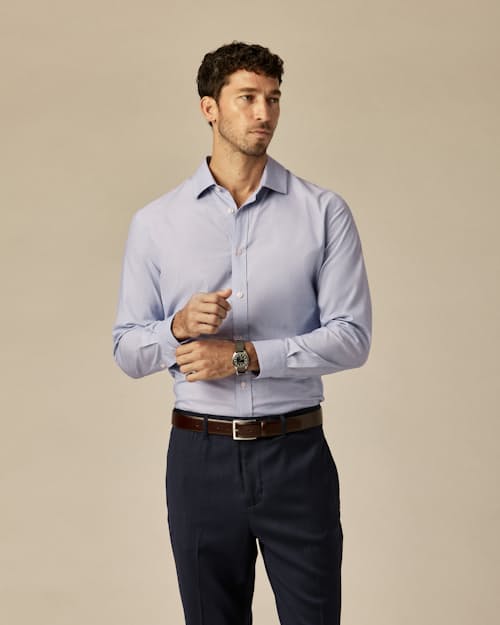 on model image of Daily Driver Shirt